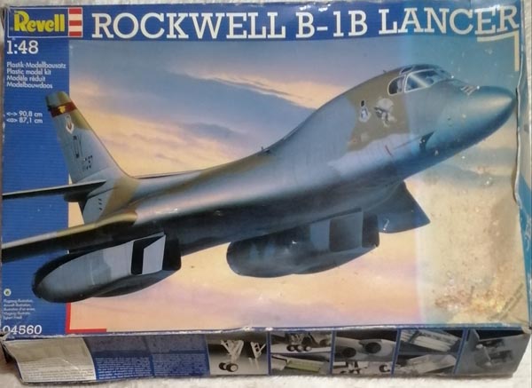 Сглобяем самолет Rockwell B-1B Lancer - 1:48